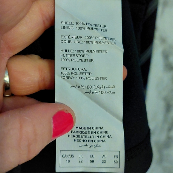 Love and Legend Asymetrical Hem Neck Tie Dress Size 18 - Picture 9 of 9